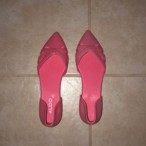 Pink Aldo Jelly Pellans